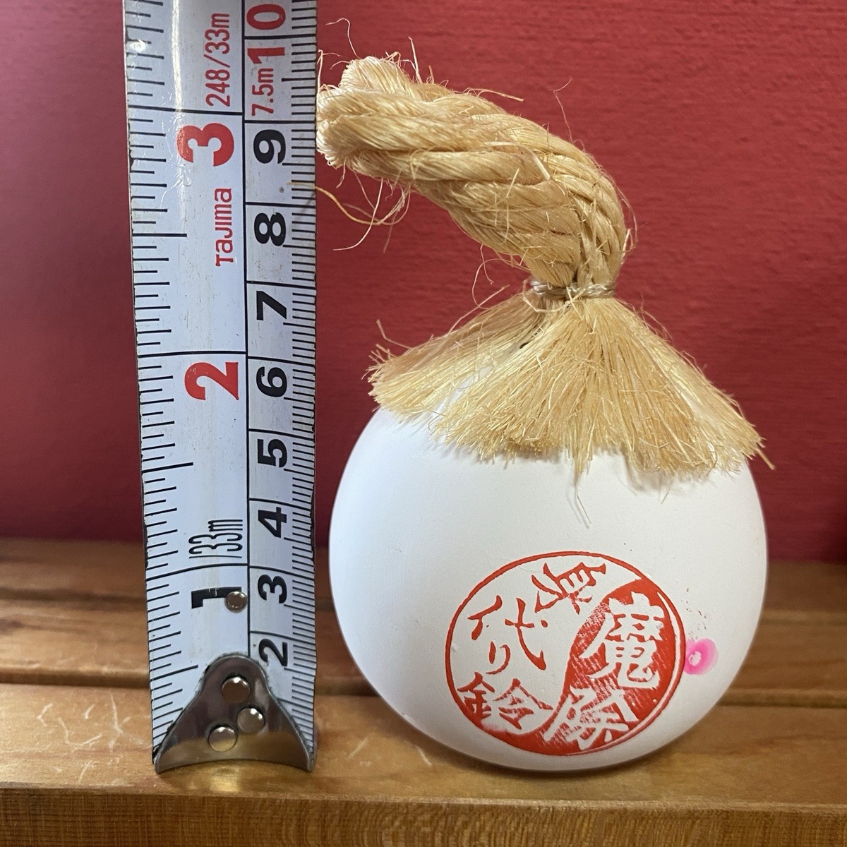 アクセサリー pomeinu.com Vintage Japanese Clay Bell Dorei Lucky Charm Ornament Traditional