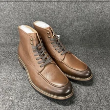 BANANA REPUBLIC FACTORY Moc-Toe Leather Boot Men's Size 10.5 Brown