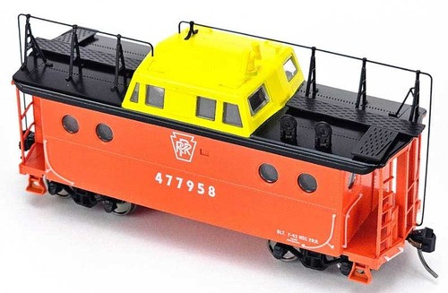 Nuevo en caja Bowser 43393 N5c cabina PRR focal naranja con teléfono de tren #477958 HO | Condition: New