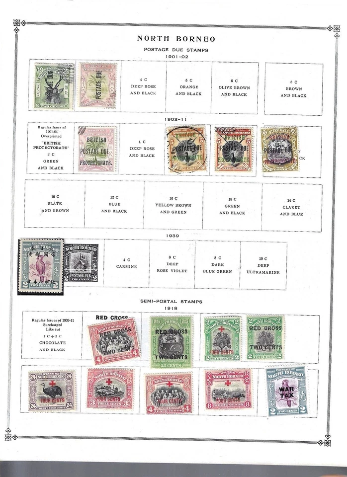 Kenr2: North Borneo from 18 Vol Scott International Collection - Image 4 of 4