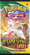 Pokemon Evolving Skies Booster Pack x1 OPENED ON LIVE STREAM (Hits Only)
