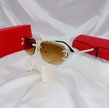 2025 Diamond Cut Rimless Square Sunglasses Unisex Luxury Rhinestone UV400