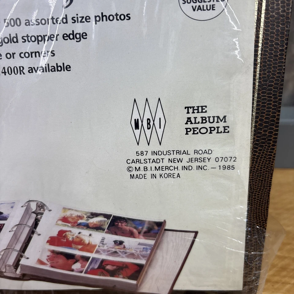 Álbum de fotos de colección MBI El Lagarto 100 50 páginas magnético nuevo en stock Granny Core nostálgico Foto 3 de 4