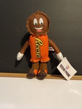 Hershey  s Reese  s Peanut Butter Cup Mascot Stuffed Animal Plush 10  Doll NWT