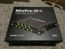 Sound Devices MixPre-10 II Portable Multitrack Audio Mixer-recorder and USB