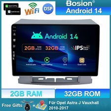 Per Opel Astra J Vauxhall 10-17 Android14 autoradio stereo carplay navigatore GPS 