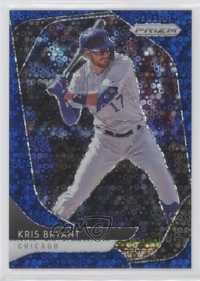 2020 Panini Prizm Quick Pitch Blue Donut Circle 58/199 Kris Bryant #9 00gy