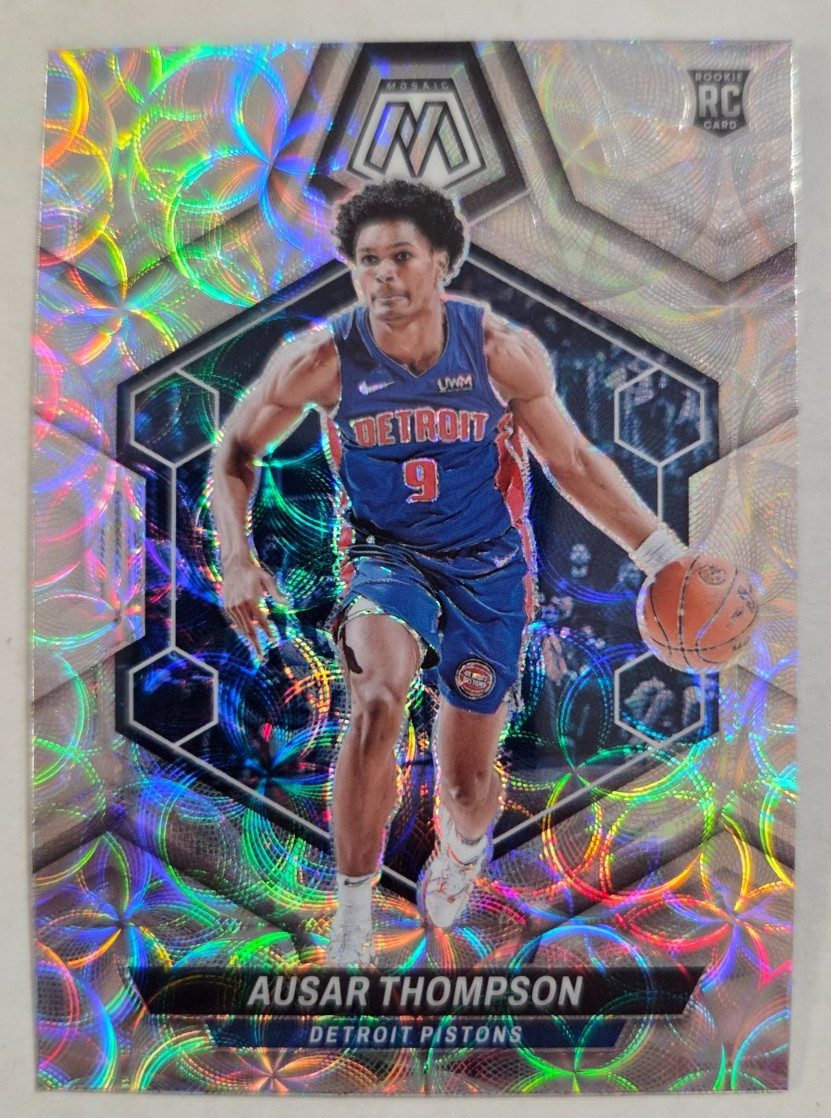 2023-24 Panini Mosaic Ausar Thompson Rookie International Scope #226 Pistons RC
