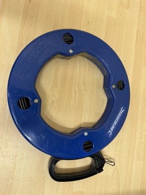 15 m Fischband Elektrokabel Draht Abzieher Rad Zugang Trockenbau Stange  