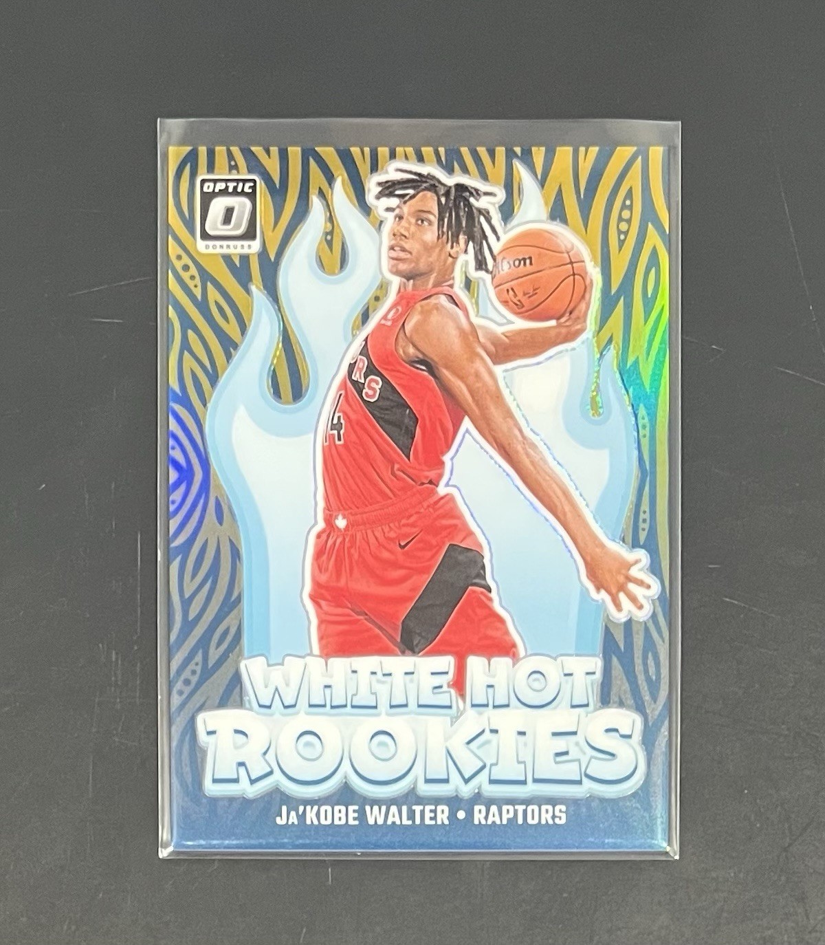 2024-25 Panini NBA Optic - JaKobe Walter White Hot Rookies Gold /10 - Raptors🔥