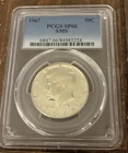 1967 SMS Kennedy Half Dollar PCGS SP66. 40% Silver