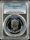 1976-S 50C Silver Deep Cameo Kennedy Half Dollar PCGS MS69 DCAM   54778334