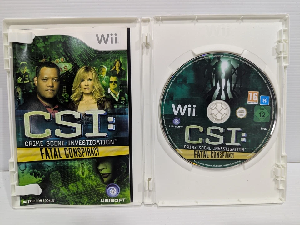 Nintendo Wii CSI Crime Scene Investigation Fatal Conspiracy & CSI Deadly Intent - Image 4 of 4