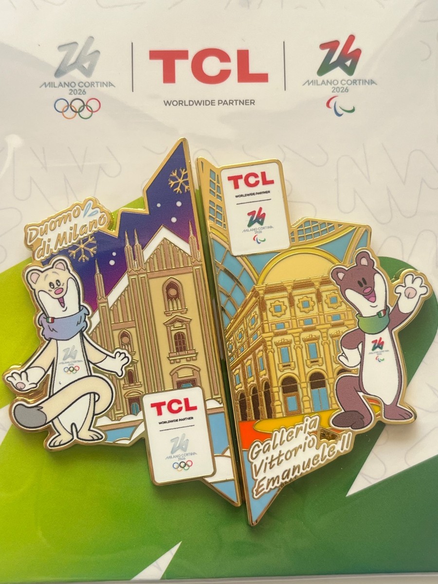 Milano Cortina 2026 Winter Olympic TCL 2pcs Mascots Pins Set | eBay