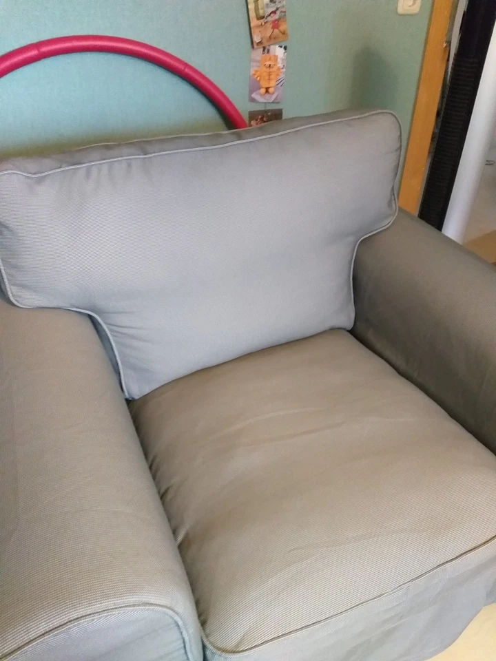 IKEA EKTORP Sessel dunkelgrau - Bild 3 von 3