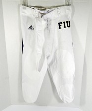2010 Florida International University FIU Panthers Game Used White Pants 42 374