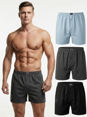 3-6-9-12 Herren Basic Boxer Shorts Unherhose Boxer 100% Baumwolle Gr. M-7XL 107
