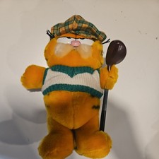Collectible 1978 DAKIN Garfield Plush Animal Golfing golf golfer club 10' 1