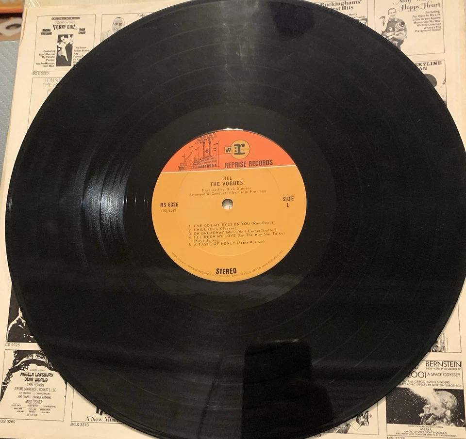 The Vogues Till Vinyl Record RS 6326 LP 1969 Pop Rock Shrink Wrap READ VG TESTED - Image 3 of 4