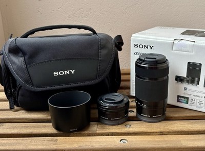 Sony E-Mount Objektiv Set 16-50 mm & 55-210mm OSS + Zubehörpaket  - Neuwertig