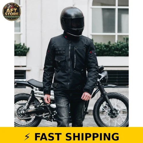 RIDEIRON Motorcycle Jacket XL CE Certified Windproof Protective Gear image 2