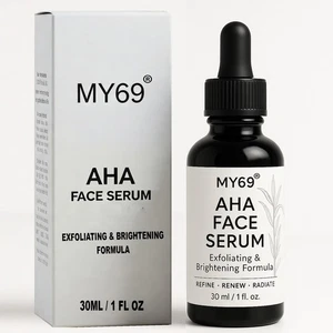 Alpha Hydroxy Acid Serum AHA Brightening and Exfoliating Body Face Serum 1 fl oz