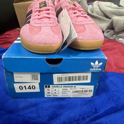 adidas Gazelle Indoor Womens Sneakers Bliss Pink IE7002 size 6.5