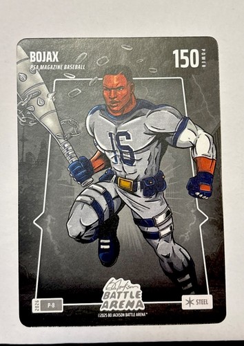 2025 Bo Jackson Battle Arena BoJax PSA Magazine Baseball Promo #P-8 Steel 150