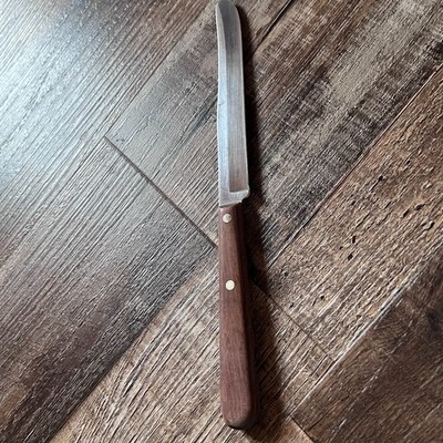 Vintage Case xx Cap 254 Steak Knife Bull Nose Finger Grooves