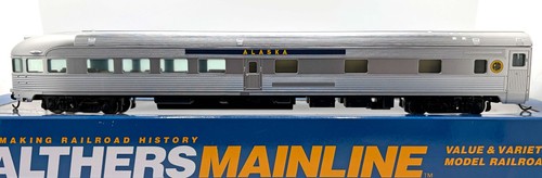 HO WALTHERS MAINLINE 910-30360 85' BUDD OBSERVACIÓN FERROCARRIL DE ALASKA | Zustand: Used