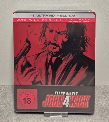 JOHN WICK - KAPITEL 4 - Steelbook Blu-ray - 4K UHD - NEU & OVP