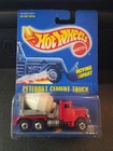 Vintage Hot Wheels 1990 Red Peterbilt Cement Mixer Truck
