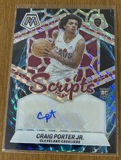 Panini 2023-24 Mosaic GENESIS SSP CASE HIT Craig Porter JR Rookie Auto Cavs