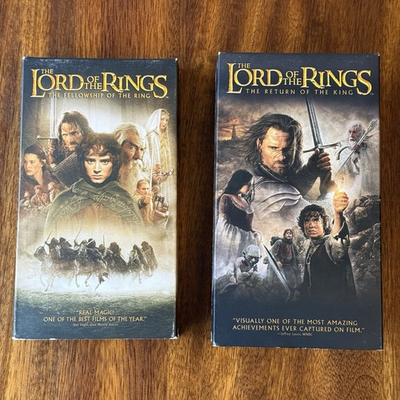 #ad Lord of the Rings: The Fellowship of the Ring amp; The Return of the King Parts 1amp;2 $9.99