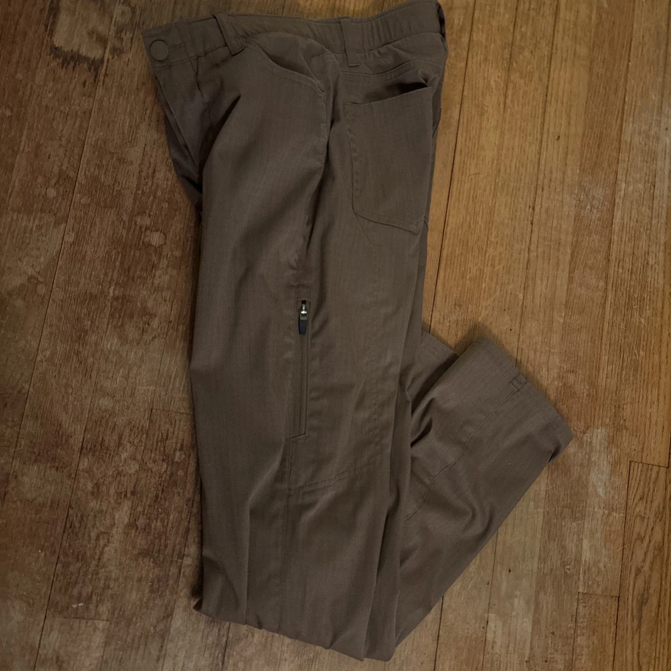 Under Armour Tactical Enduro Pants 1316925 Sz 6 Dark Tan Stretch Ripstop Storm - Image 2 of 4