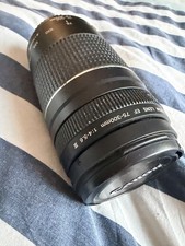 Canon EF 75-300mm f/4-5.6 III Telephoto Zoom Lens - box  - Very Good Condition