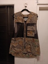 10X ADVANTAGE CAMO Hunting Vest Size Large USA Made Men's