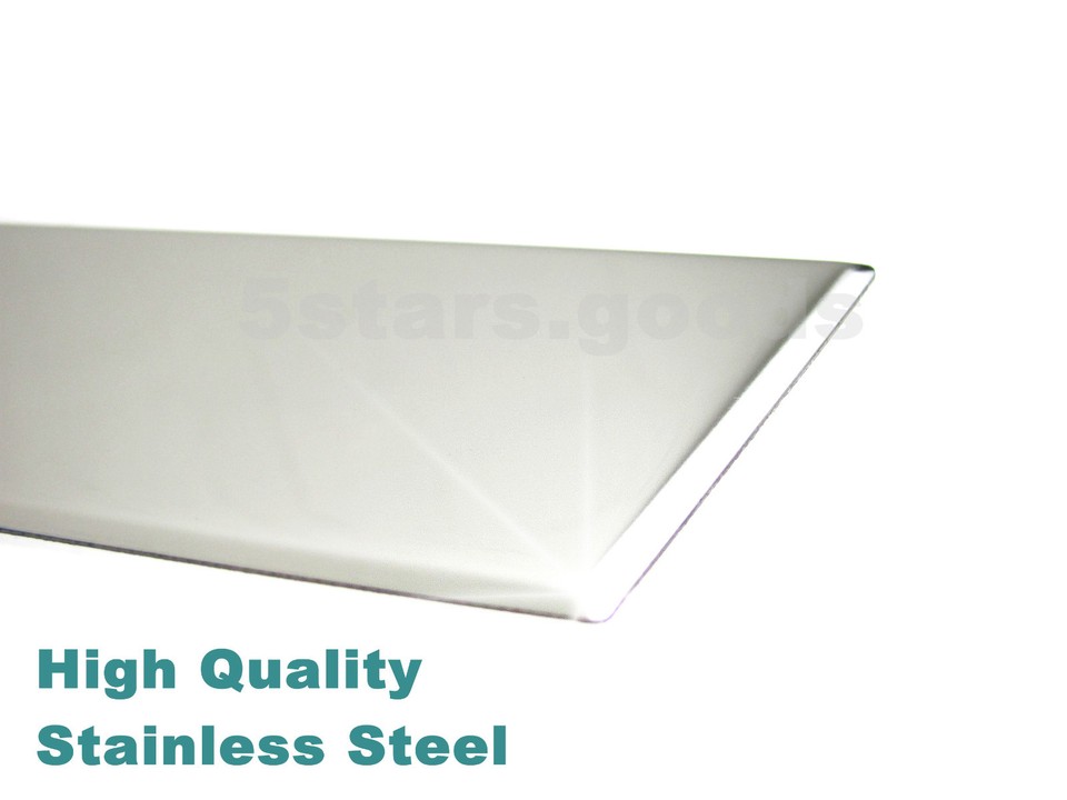 6P Stainless Steel Chrome Door Pillar Post Trims For 20142023 JEEP