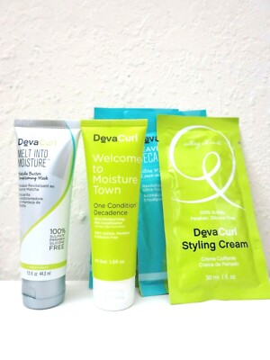 Lot of (5) Deva Curl Minis One Condition Decadence Melt Into Moisture Leave-In