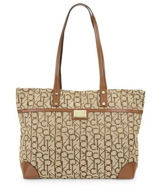 calvin klein signature tote