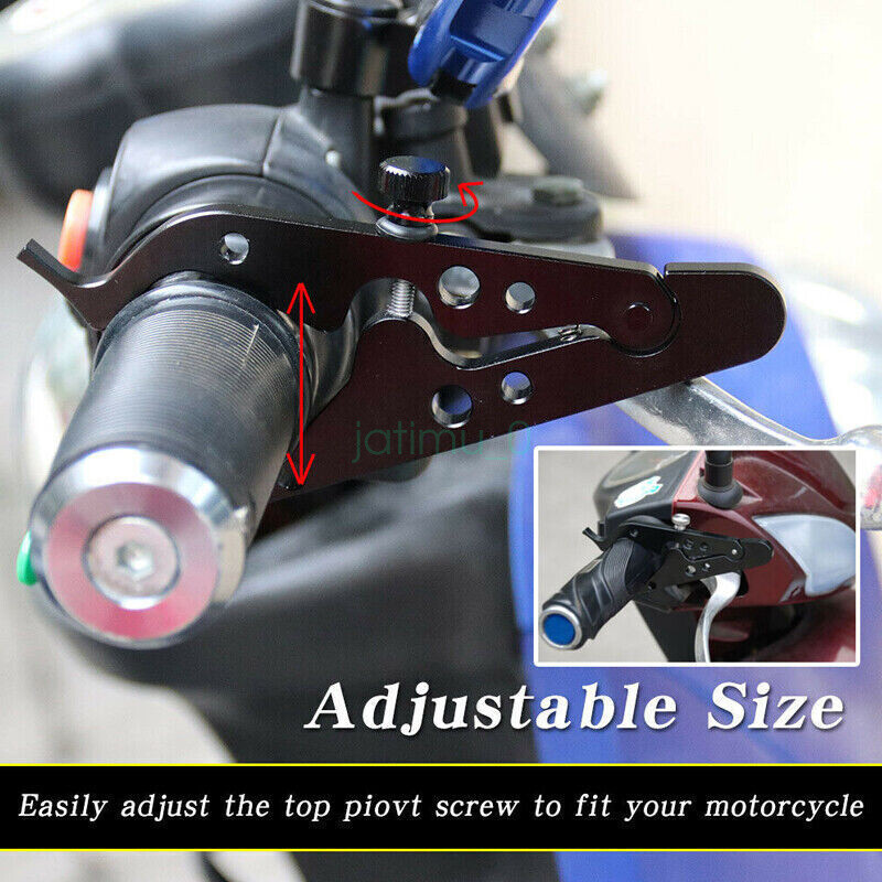 Blocco Acceleratore Universale Per Moto - Cruise Control Con Manubrio - Regolazione Velocit&agrave; Comoda Per Lunghe Distanze