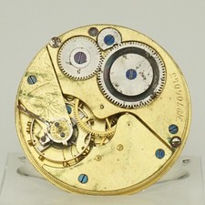 Rare Pocket Watch Movement Men's no fusee duplex chronometer no repeater RAR