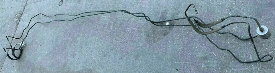 1998-99-00-01-02-2003 JAGUAR XJ8L VANDEN PLAS COMPLETE FUEL LINES TANK TO ENGINE - Image 2 of 3