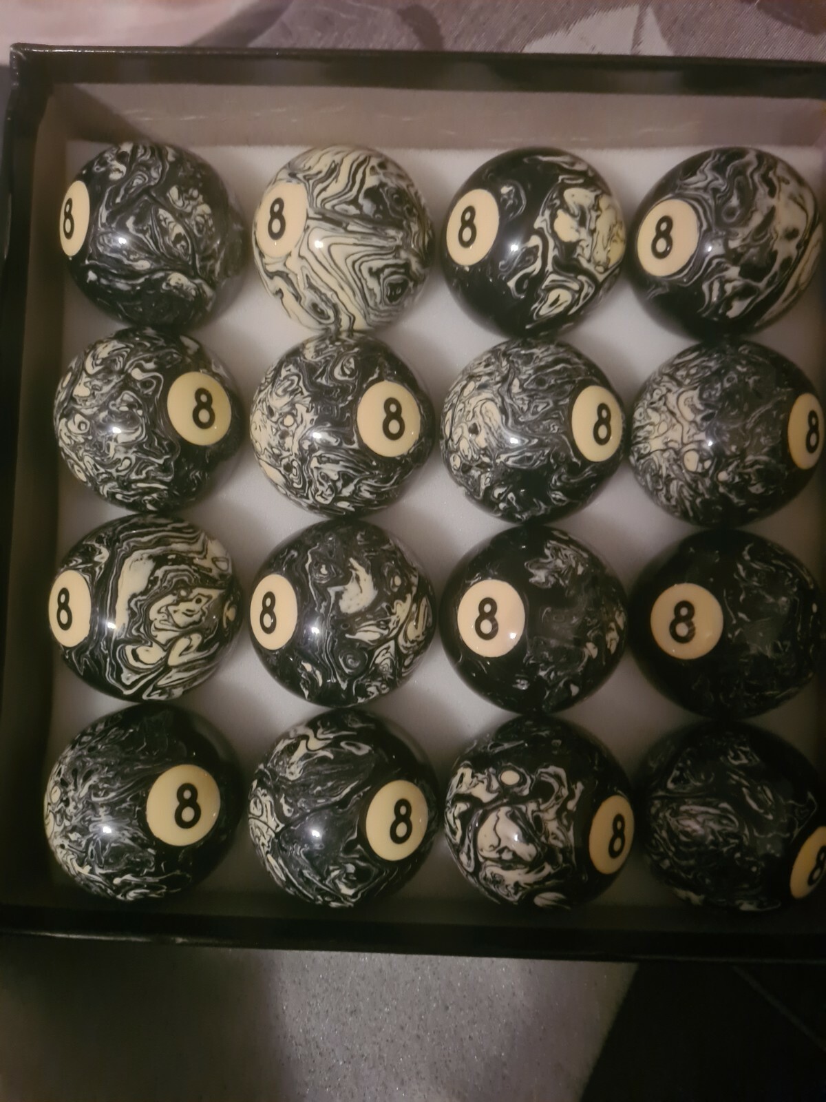 Pool Ball Gear Knob 2",2 1/4",2 1/16" pool car snooker billiard custom