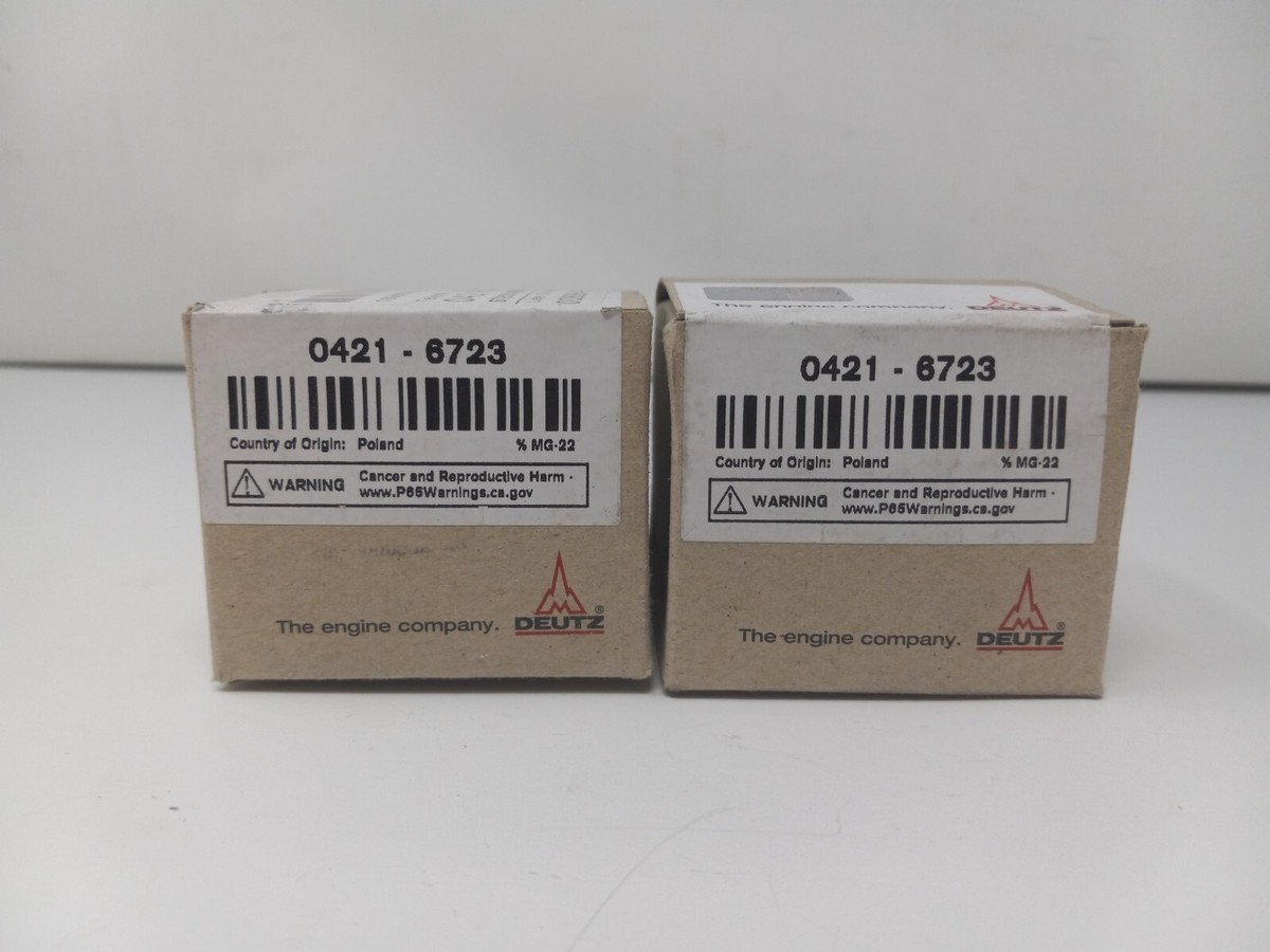 Deutz OEM 0421-6723 421-6723 Plug-In Connector 2ct SEE DESCRIPTION