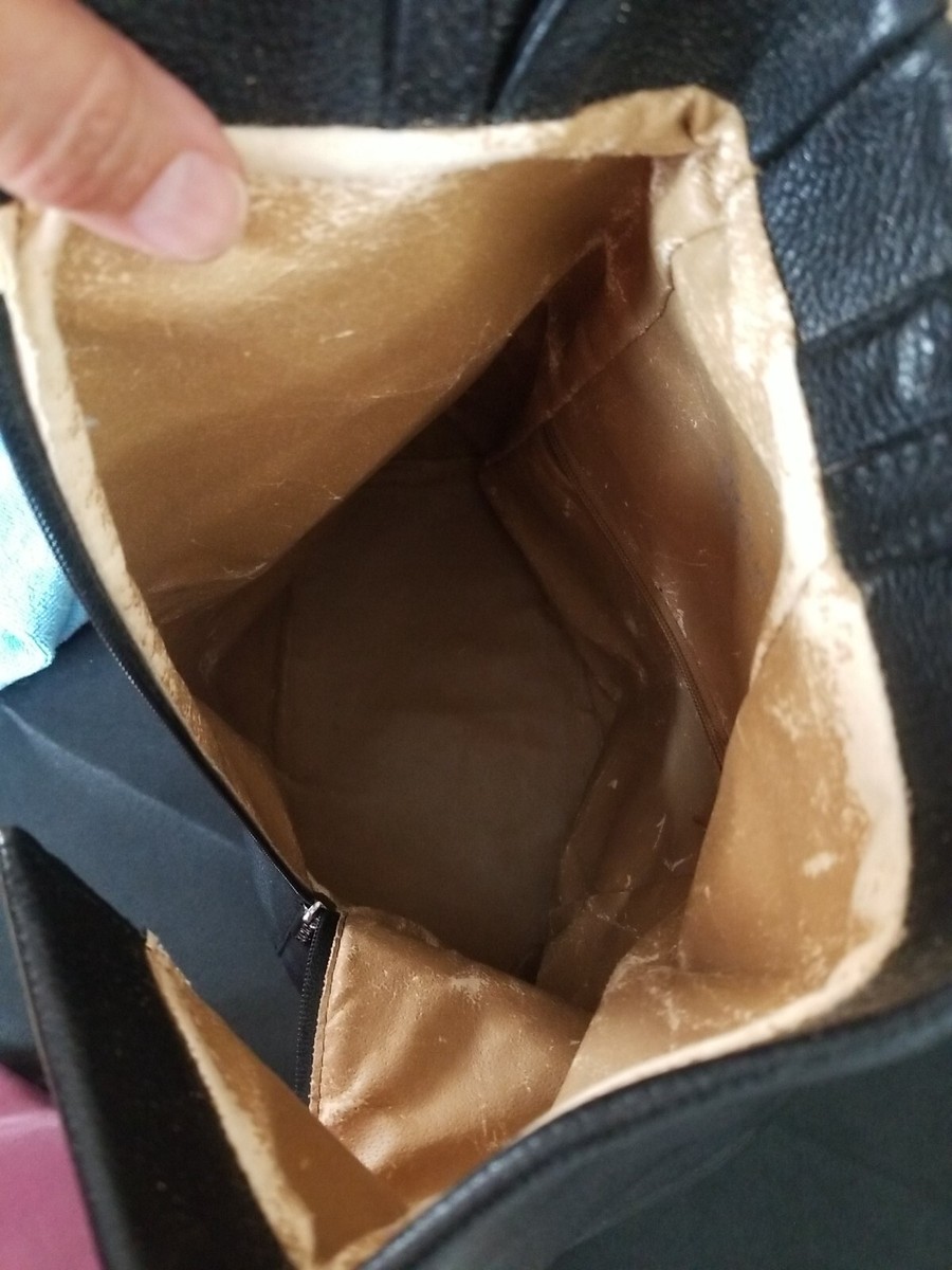 OXONE PARIS BLACK LEATHER BACKPACK PURSE | eBay display picture 1