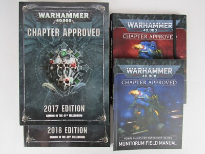 Warhammer 40k Chapter Approved 2017, 2018, 2020 Grand Tournament & Munitorum Lot