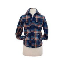 Abercrombie  Fitch Rare 2000  s Plaid Jay Range Utility Jacket Boys Size Large