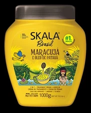 Skala 2-in-1 Curly Hair Treatment, Passion Fruit & Pataua Oil, 35.2 OZ