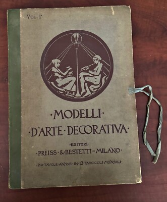 Dekorative Kunstmodelle - Vol. I, Mailand, Bestetti, 1907. 60 tavv. (komplett).